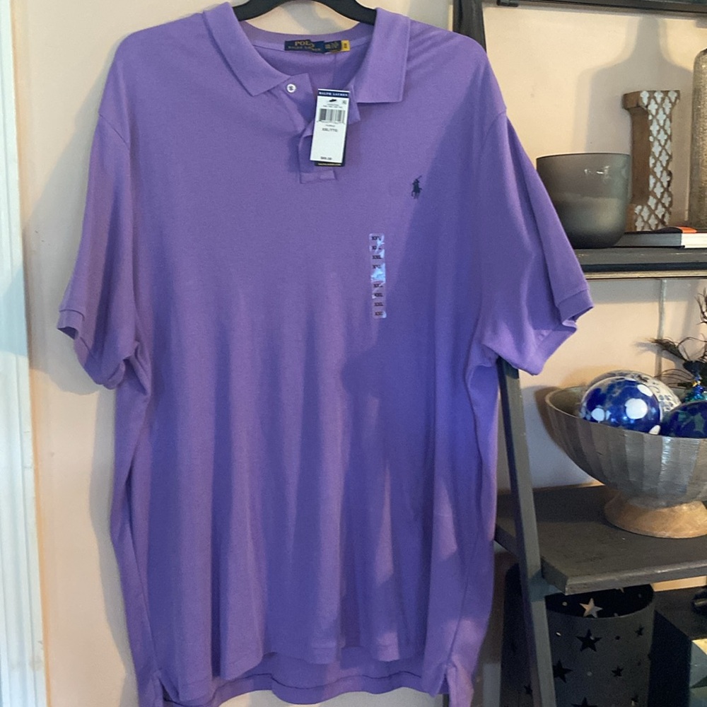 NWT Polo by Ralph Lauren Purple / lilac Polo Shirt Size XXL Men's